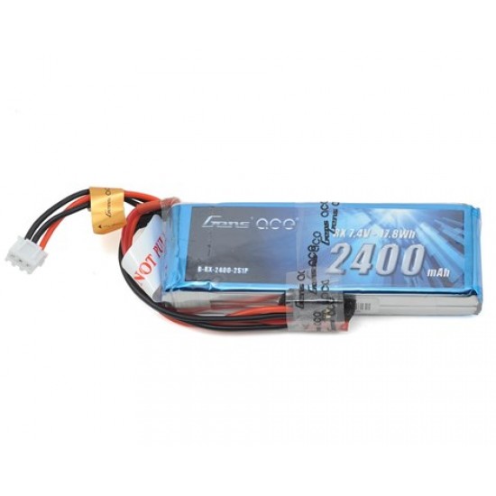 Pack de batterie pour récepteur LiPo Gens Ace 2S (7.4V / 2400mAh)